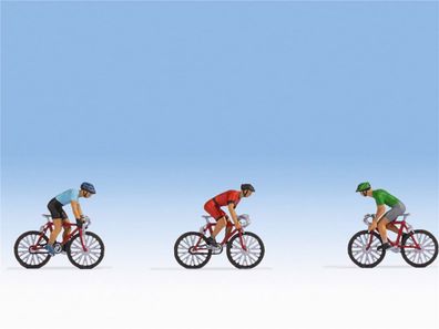 Noch H0 15897 Figuren-Set Rennradfahrer 1:87