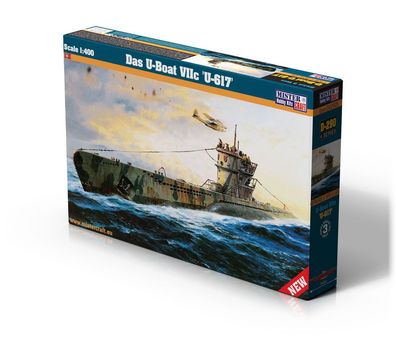 Mistercraft 1:400 D-290 Das U-Boot VIIC U-617