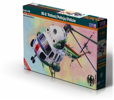 Mistercraft 1:48 F-153 Mi-2 Polizei/Policja/Policie