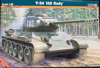 Mistercraft 1:35 G-95 T-34 102 Rudy