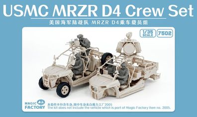 Magic Factory 1:35 7502 1/35 USMC MRZR D4 Crew Set (Resin)