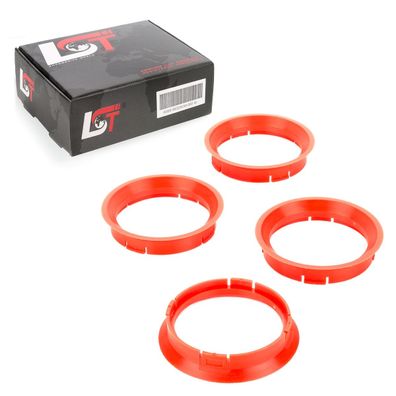 4x Zentrierringe Alufelgen Ø 56,6 mm - Ø 64,0 mm für MAZDA HONDA LEXUS SUZUKI