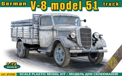 ACE 1:72 ACE72585 V-8 model 51 German truck - NEU