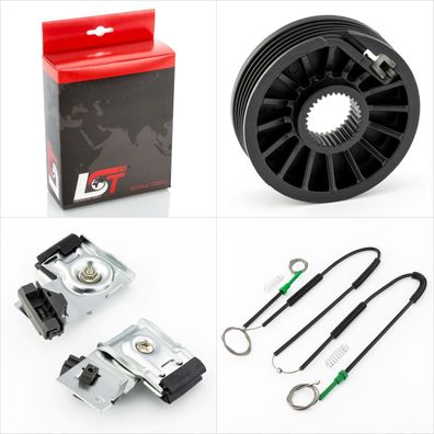 Fensterheber Reparatursatz mit Metallhalter vorne rechts für FORD MONDEO 3 III