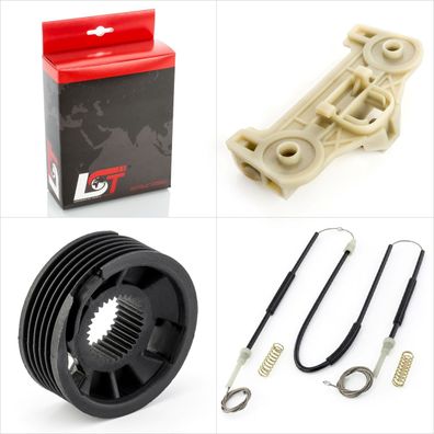 Fensterheber Reparatursatz SET HINTEN LINKS RECHTS FÜR BMW 5ER (E39) * NEU*