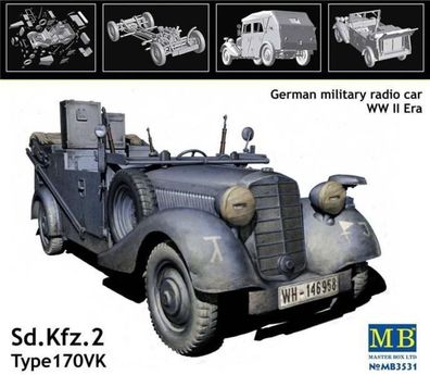 Master Box Ltd. 1:35 3531 Sd. Kfz.2 Type 170 VK