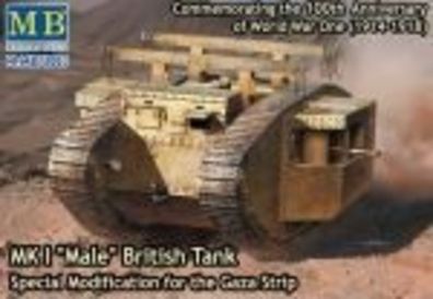 Master Box Ltd. 1:72 72003 MK I Male British tank, pecial modificat