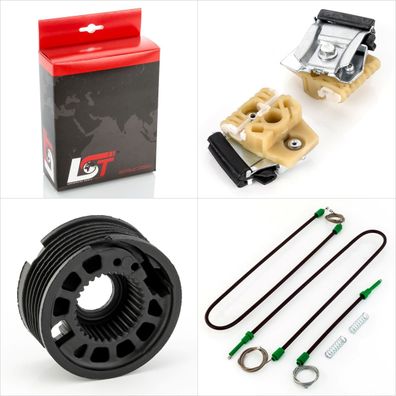 Fensterheber TEILE + Metallclips VORNE LINKS - FÜR VW GOLF 5 V 1K 2/3 TÜRER