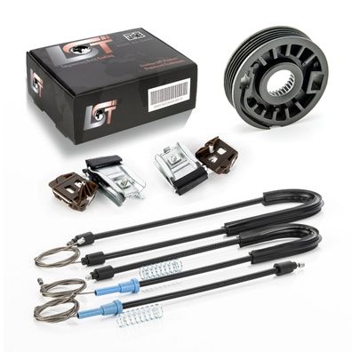 Fensterheber Reparatursatz MIT Gleitstücke VORNE RECHTS FÜR VW GOLF 4 IV 2/3Trg
