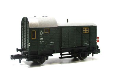 Fleischmann N 5301 Begleitwagen Packwagen Pwg 124 206 DB Licht EVP (5487h)