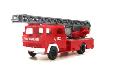 Modellauto H0 1/87 Wiking Magirus Deutz Leiterwagen Feuerwehr (025-20)