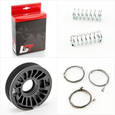 Fensterheber Reparatur SEIL + ROLLE VORNE LINKS / RECHTS - FÜR SKODA Octavia 1Z