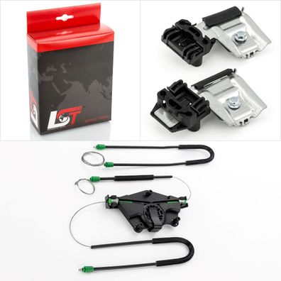 Fensterheber Reparatursatz mit Gleitstücke VORNE LINKS - FÜR VW NEW BEETLE