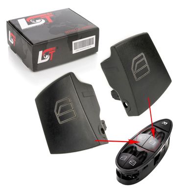 2x Original LST Tasten Fensterheberschalter vorn links für Mercedes E-Klasse 211