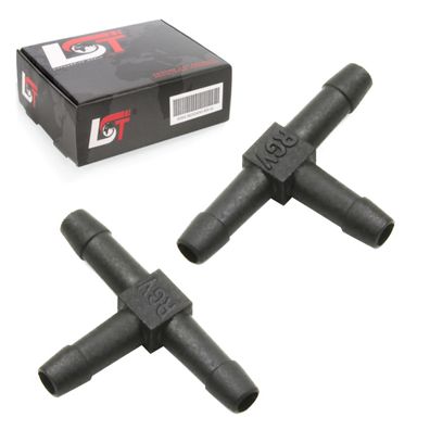 2x T-Verbinder T-Stück für Rohr und Schlauchverbindungen Ø 3-3-3 mm
