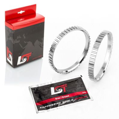2x ABS RING Sensorring Vorderachse Beidseitig 48 ZÄHNE FÜR VOLVO S70 V70 * NEU*