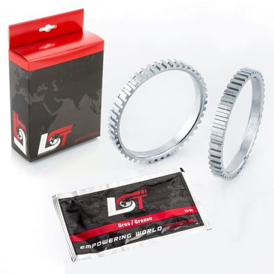 2x ABS RING Sensorring Vorderachse Beidseitig 45 ZÄHNE FÜR AUDI COUPE CABRIO NEU