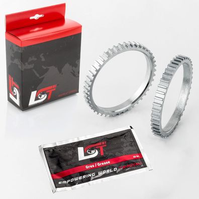 2x ABS RING Sensorring VORNE Beidseitig 43 ZÄHNE FÜR Mitsubishi COLT Eclipse NEU
