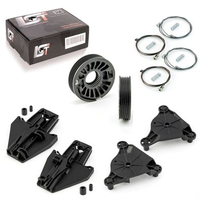 2x Fensterheber Reparatursatz SET HINTEN LINKS + RECHTS FÜR SKODA FABIA 6Y * NEU*