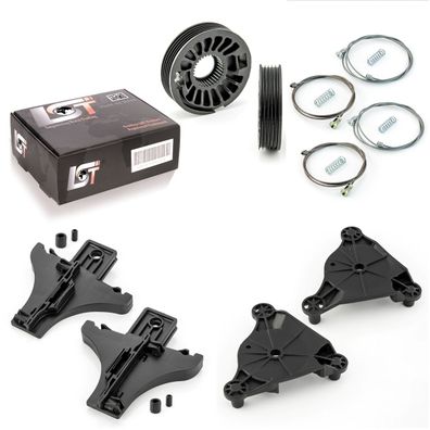 2x Fensterheber Reparatursatz SET HINTEN LINKS + RECHTS FÜR VW BORA 1J * NEU*