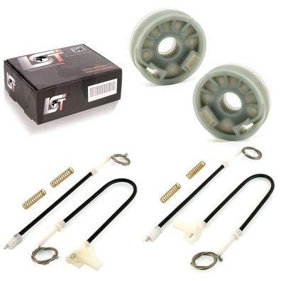 2x Fensterheber Reparatursatz SET HINTEN LINKS + RECHTS FÜR ALFA ROMEO 156 (932)