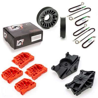 2x Fensterheber Reparatursatz Set vorne linsk rechts für VW CADDY 3 III