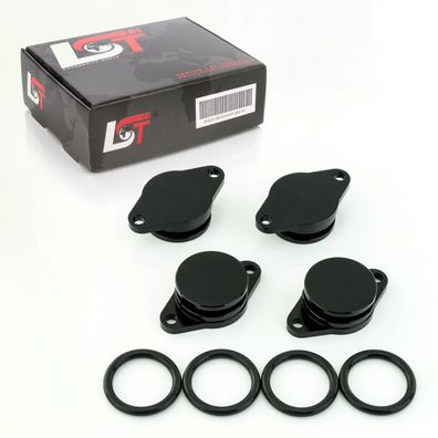 Drallklappen Set 4x 32mm schwarz O-Ring Ansaugbrücken für BMW X3 X5 X6 3er 7er