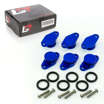 6x Drallklappen Set 22mm blau O-Ring Schraube für Opel für BMW für Range Rover