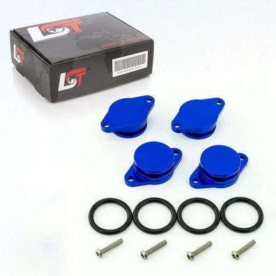 4x Drallklappen Set 32mm blau O-Ring Torxschraube für BMW X6 X3 X5 5er 6er 7er