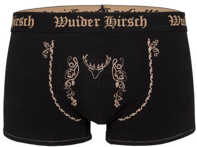 Trachtenunterhose Kirk schwarz