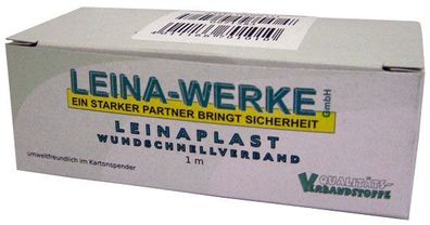 LEINA-WERKE 70101 Leina-Werke Wundpflaster - 1 m x 6 cm wasserfest