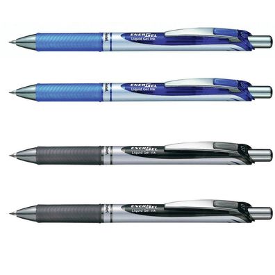 Pentel BL77/AACC-4 4 EnerGel Gelschreiber farbsortiert 0,35 mm