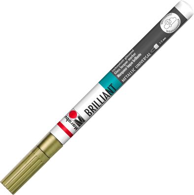 Marabu Brilliant Painter Stift Strichstärke 1-2mm Gold 084