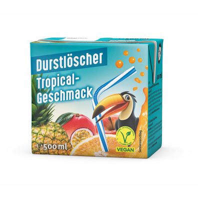 Durstlöscher Tropical Geschmacksmix aus tropischen Früchten 500ml