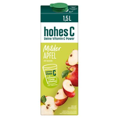 HOHES C Milder Apfel Fruchtsaft goldklar 1500ml