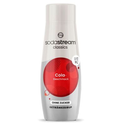 SodaStream Cola Geschmack Getränkesirup ohne Zucker ergibt 9L 440ml