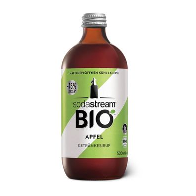 SodaStream BIO Apfel Getränkesirup für 3.5 Liter Fertiggetränk 500ml