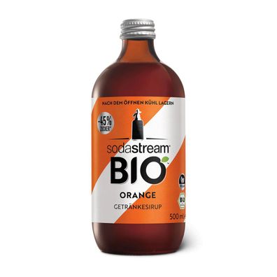 SodaStream BIO Orange Getränkesirup für 3.5 Liter Fertiggetränk 500ml