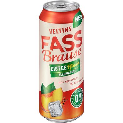 Veltins Fassbrause Eistee Pfirsich Dose 500ml