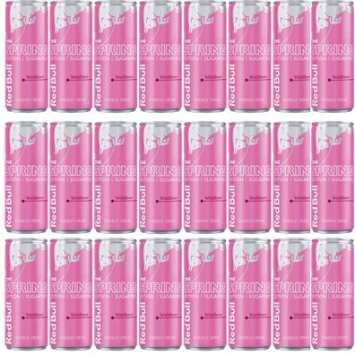 Red Bull Spring Edition Sugarfree Waldbeer Energydrink 250ml 24er Pack