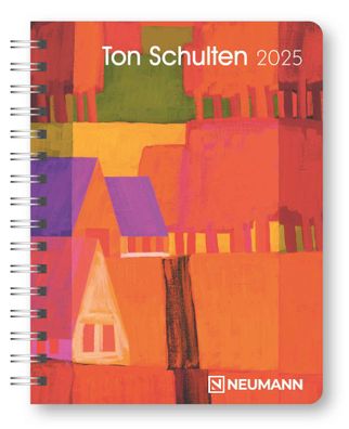 Kalender 2025 -Ton Schulten Diary 2025- 16,5 x 21,6cm