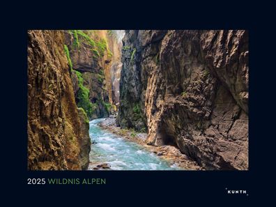 Kalender 2025 -Wildnis Alpen 2025- 60 x 45cm