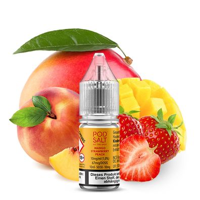 Pod Salt - XTRA - Mango Strawberry Peach - Nikotinsalz Liquid