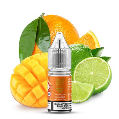 Pod Salt - XTRA - Orange Mango Lime - Nikotinsalz Liquid