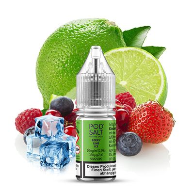 Pod Salt - XTRA - Berry Lime Ice - Nikotinsalz Liquid