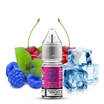 Pod Salt - XTRA - Blue Razz Cherry Blast - Nikotinsalz Liquid