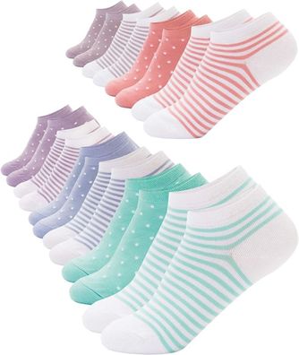 10 Paar hochwertige Sneaker Socken von Footnote unisex Damen Herren