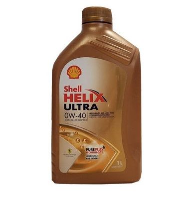 Shell Helix Ultra 0W-40 1x1 Liter Motoröl MB 229.5 RN700 / 710, Fiat 9.55535-Z2