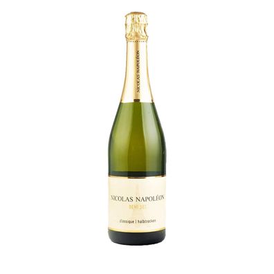 Nicolas Napoleon Demi Sec Classique Schaumwein halbtrocken 750ml