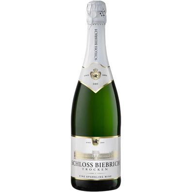 Schloss Biebrich Sekt trocken Fine Sparkling Schaumwein 750ml